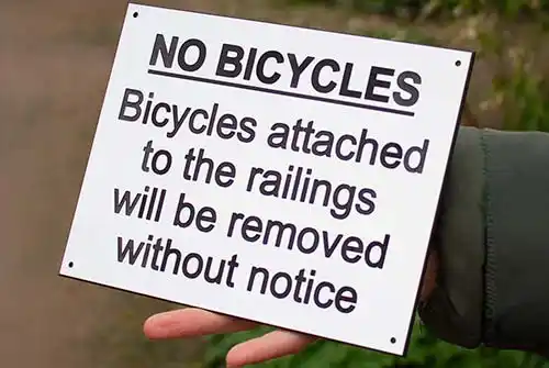 Engraved Acrylic Information Sign
