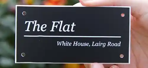 Small Acrylic Laminate Plaque