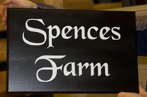 Painted House Sign