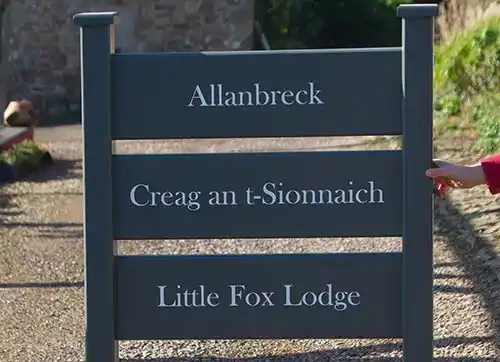 Painted Ladder Sign