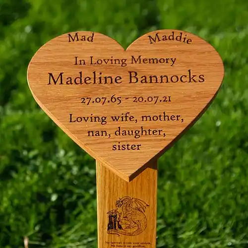 Heart Memorial on Post