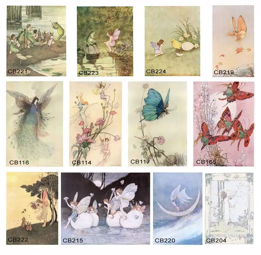 Images from Childrens classics for signs including fairies