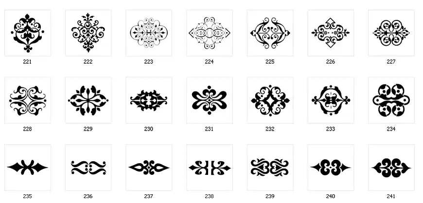 Decorative elements