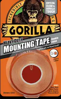 Gorilla heavy duty double-sided mounting tape