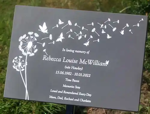 Laser Engraved Image in Corian