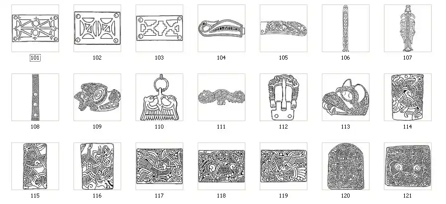 Authentic viking designs