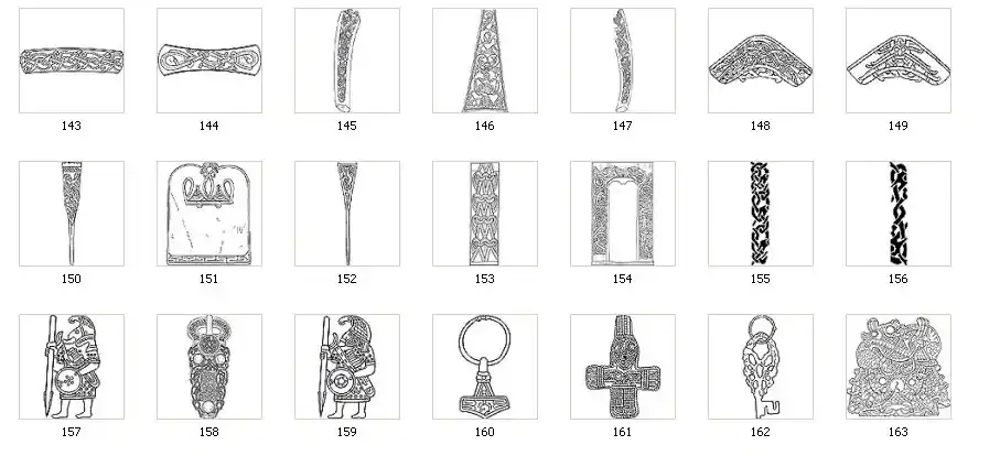 Authentic viking designs