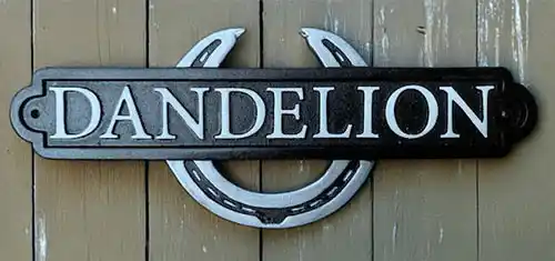 Cast Iron Stable Door Sign