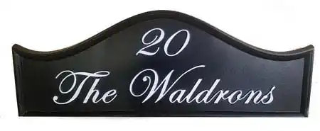 Cast House Sign - Script Font