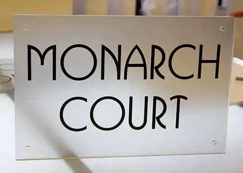 Clear Acrylic Sign