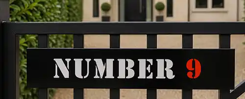 Fibreglass Gate Sign