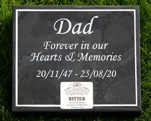 Slate Memorial Wedge