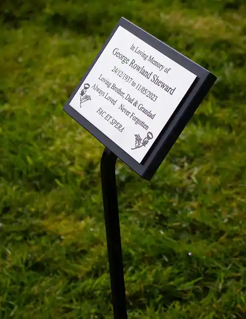 Stainless Steel Memorial Plaque