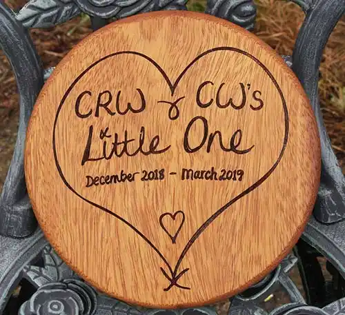 Round Wooden Memorial