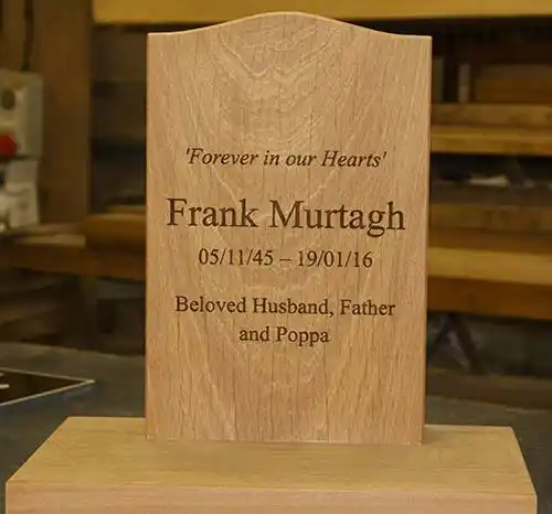 Wooden Headstone