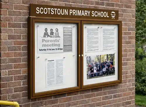 Notice Board wit Header Panel