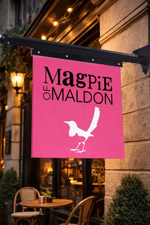 Simple Rigid Projecting Sign