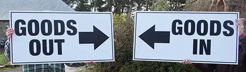 Large Aluminium Composite Sign Boards