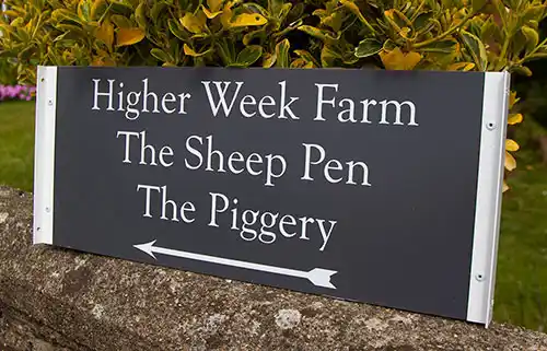 Good Value Entrance Sign