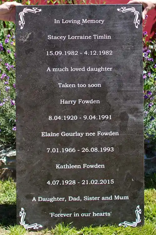 Black Limestone Memorial