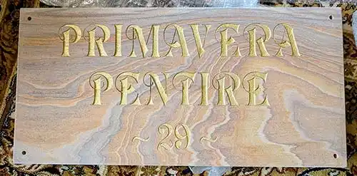 Sandstone Sign