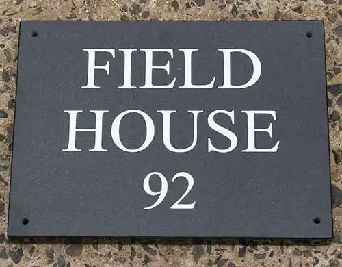 Black Granite Sign