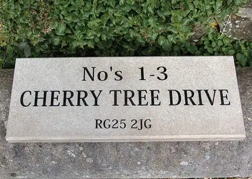 Purbeck Stone Sign with square edge