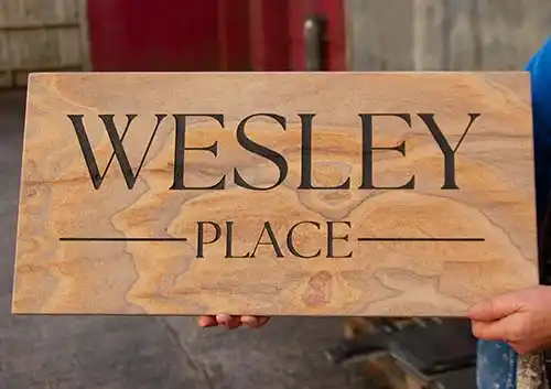Sandstone House Sign