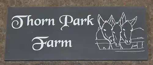 Images can be added to the sign.