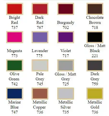 More Cut Vinyl Lettering Colours