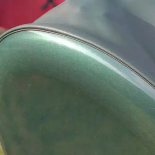 Metallic Green Wheel Cover with Green Skirt