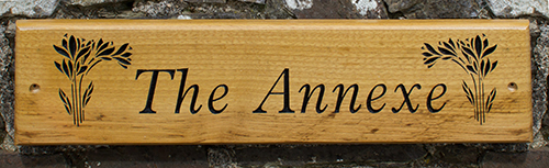 Chestnut house sign