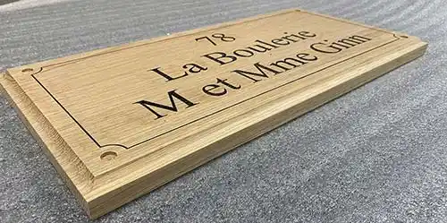 Oak House Sign