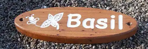 Oval Balau Sign