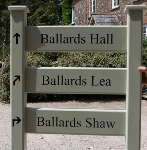 Painted Ladder Sign