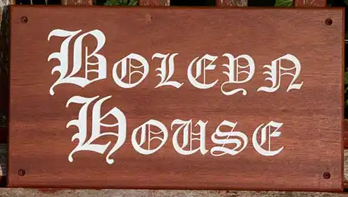 Large Sapele Sign