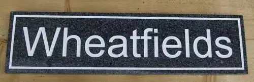 Standard Size Granite Signs & Memorials