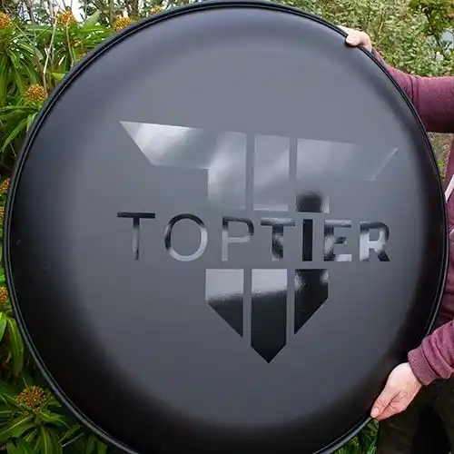 Black on Black Wheel Cover