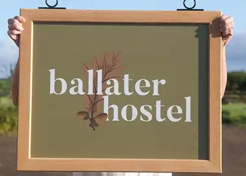 Wooden Framed Hanging Sign