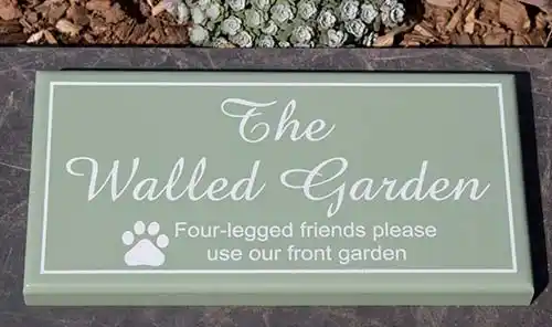 Painted Hardwood Sign