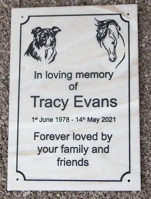 Marble Corian Plaque