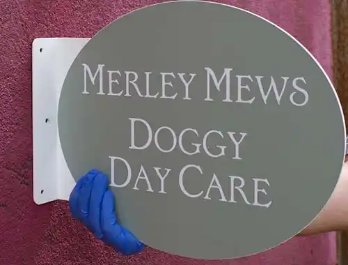 Simple Projecting Sign