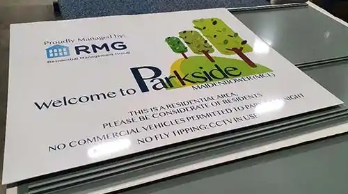 Printed Sign Panel
