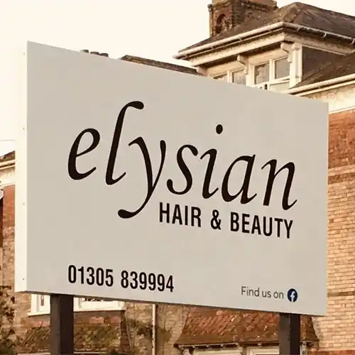 Simple Fibreglass Business Sign