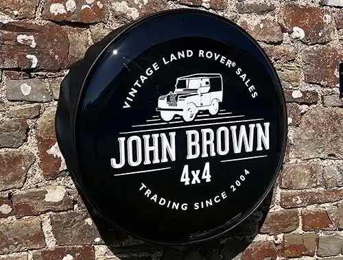 Single Colour Personalised Wheel Cover