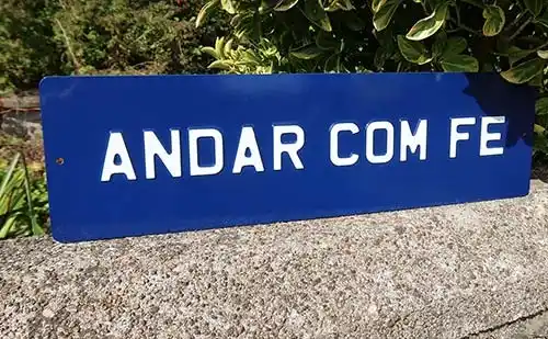 Embossed Aluminium Sign