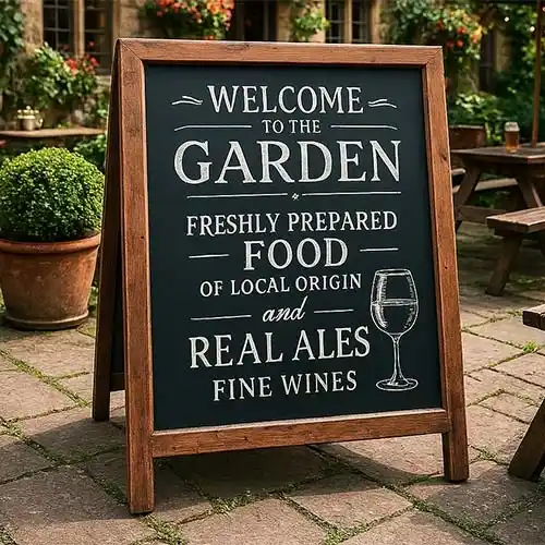 A-Frame Blackboard