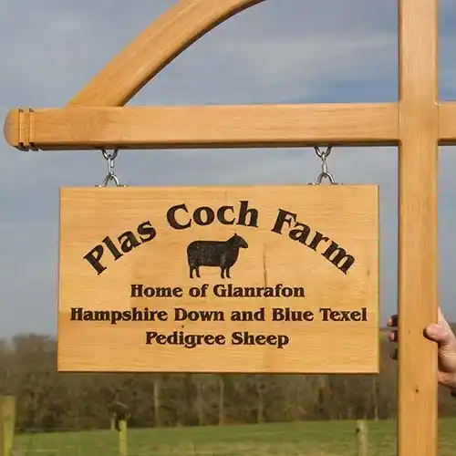 Oak Hanging Signs