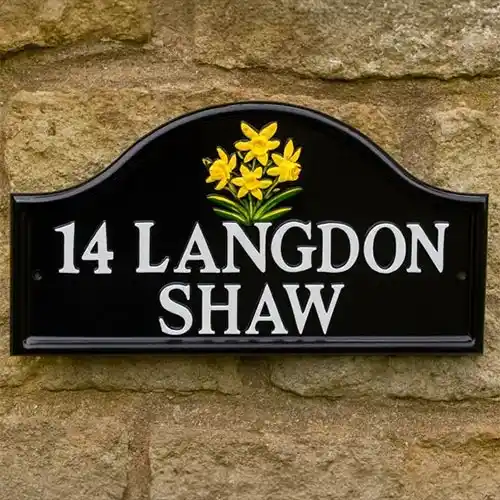 Painted Archtop Aluminium Sign