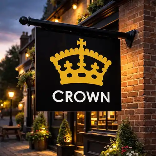 Projecting Pub Sign
